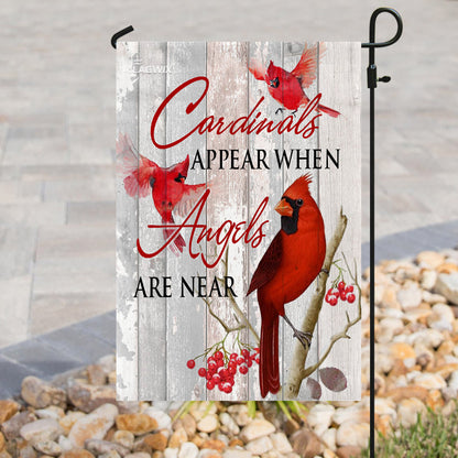 Cardinals Appear When Angels Are Near Flag