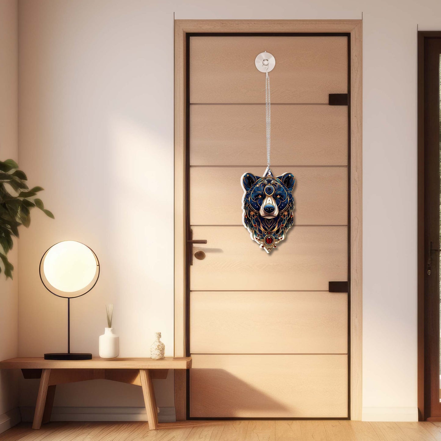 Bear Suncatcher Wildlife Animal Acrylic Hanging Sign TQN4444AS