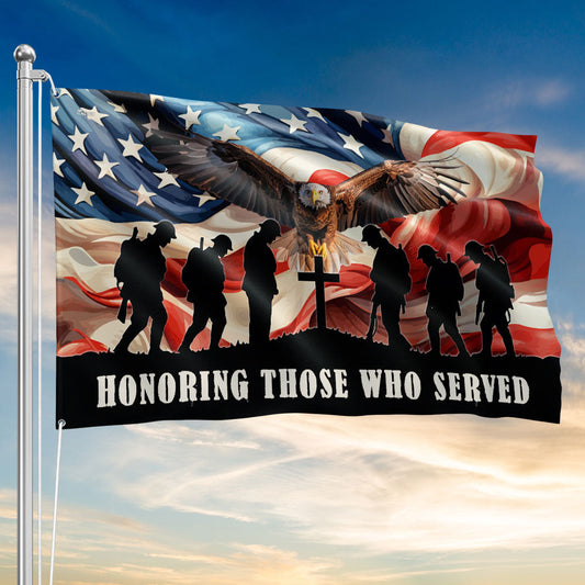 U.S. Veterans Honoring Those Who Served Memorial Day Flag PHB27PMN