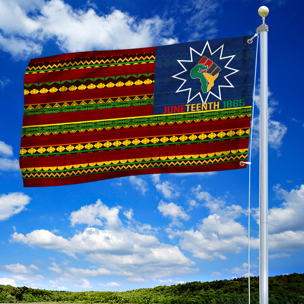 Black History Month Grommet Flag Juneteenth 1865 BNN140GF