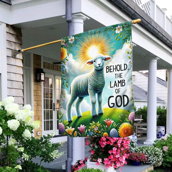 FLAGWIX  Lamb Easter Day Behold The Lamb of God Flag MLN2505F