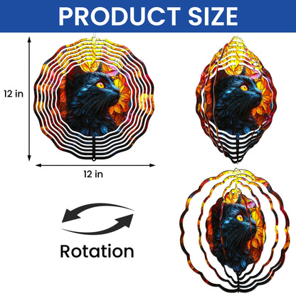 Black Cat Wind Spinner VTM990WS