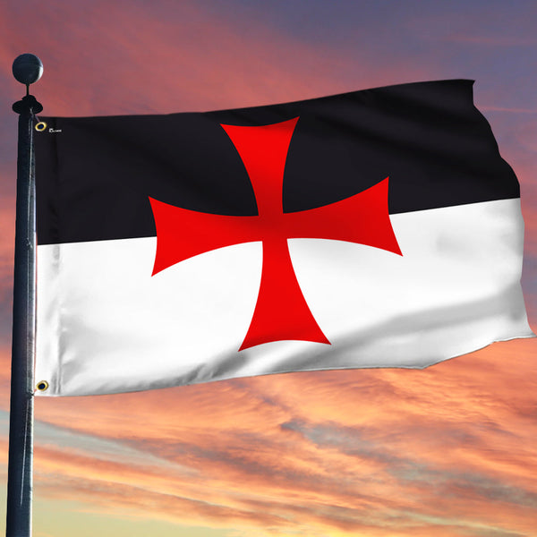 Christian Crusader Flag Knights Templar Grommet Flag TQN4670GF