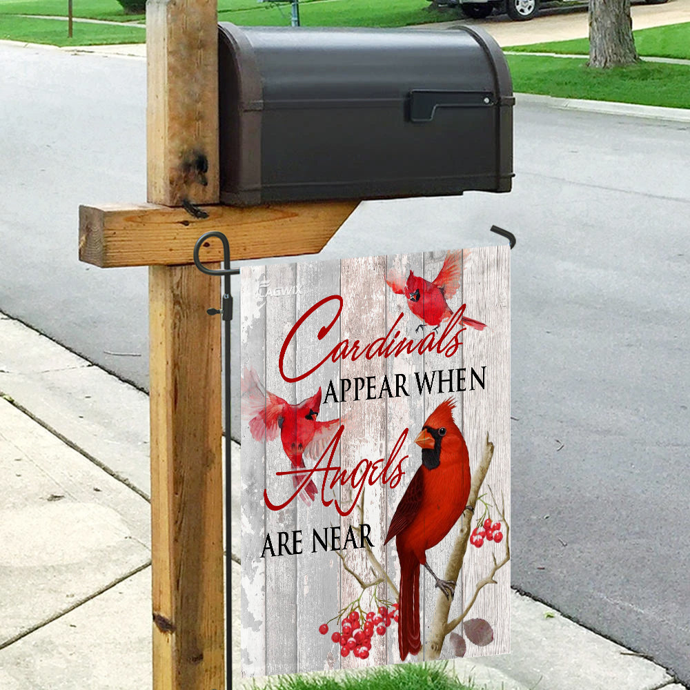 Cardinals Appear When Angels Are Near Flag