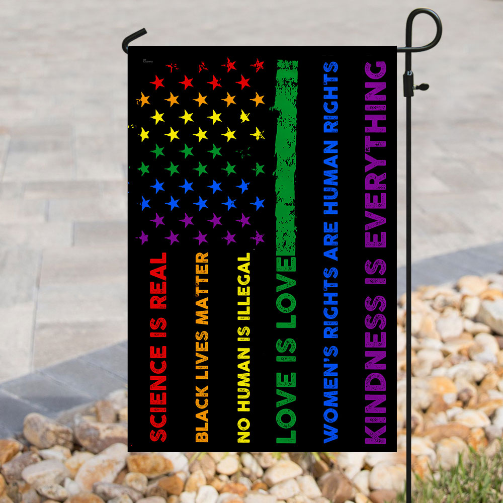 Black Lives Matter Love Is Love Flag