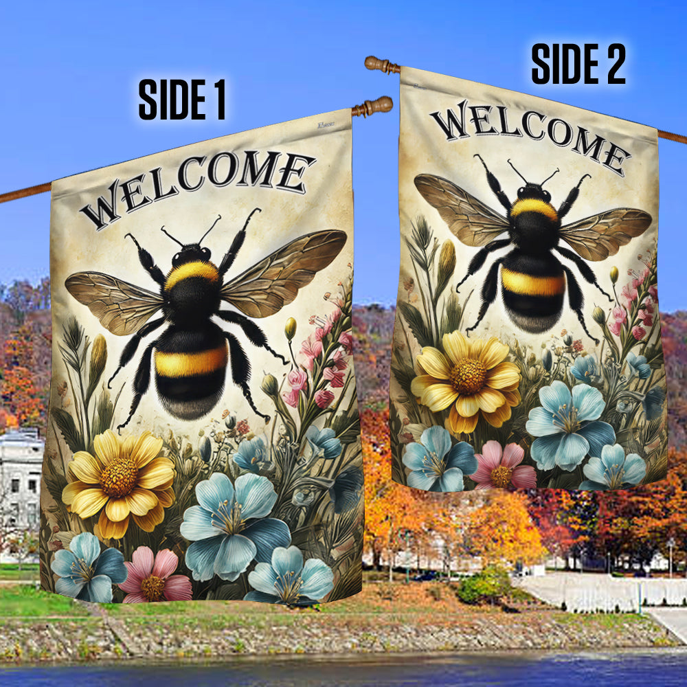 Bee Welcome Summer Flag TQN3438F