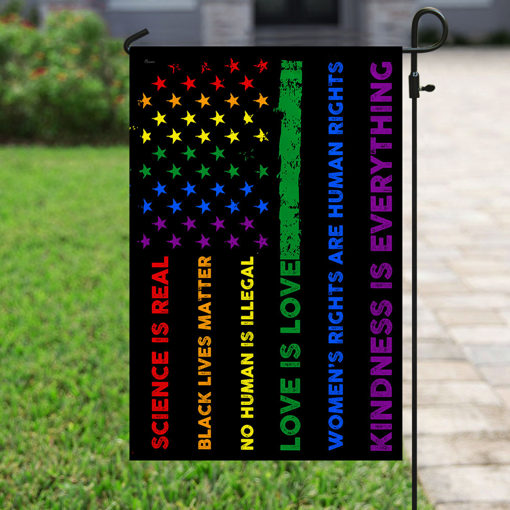 Black Lives Matter Love Is Love Flag