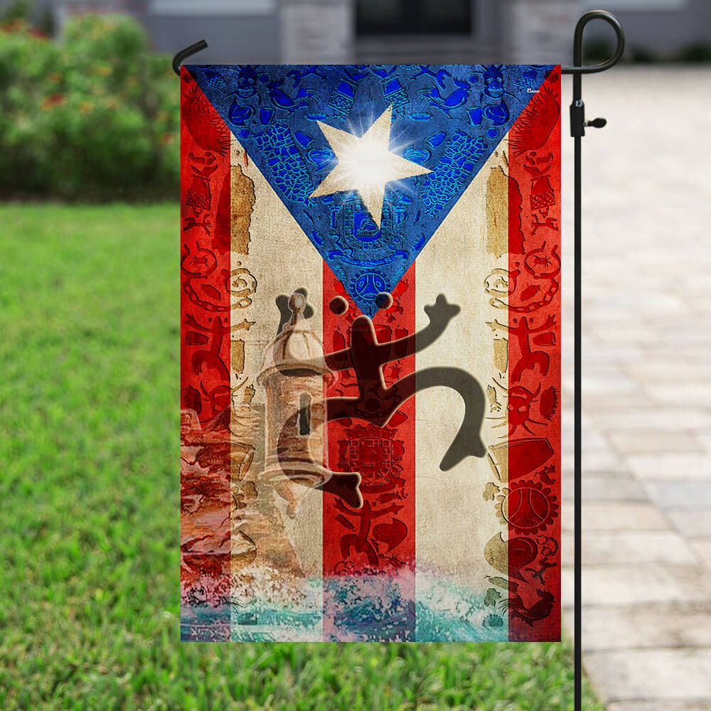Boricua Puerto Rico Flag