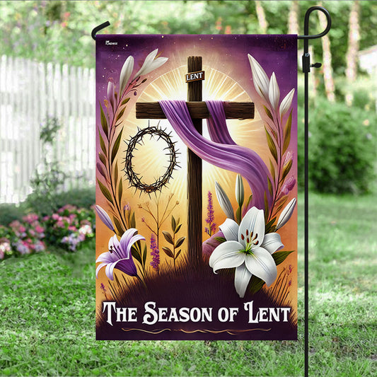 The Season of Lent Christian Cross Flag MLN5199HVN