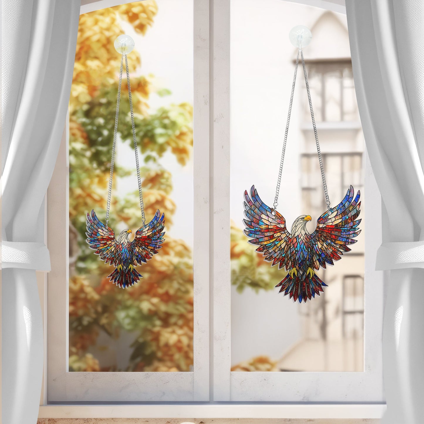 Bald Eagle Suncatcher Acrylic Window Hanging VTM1055PMN