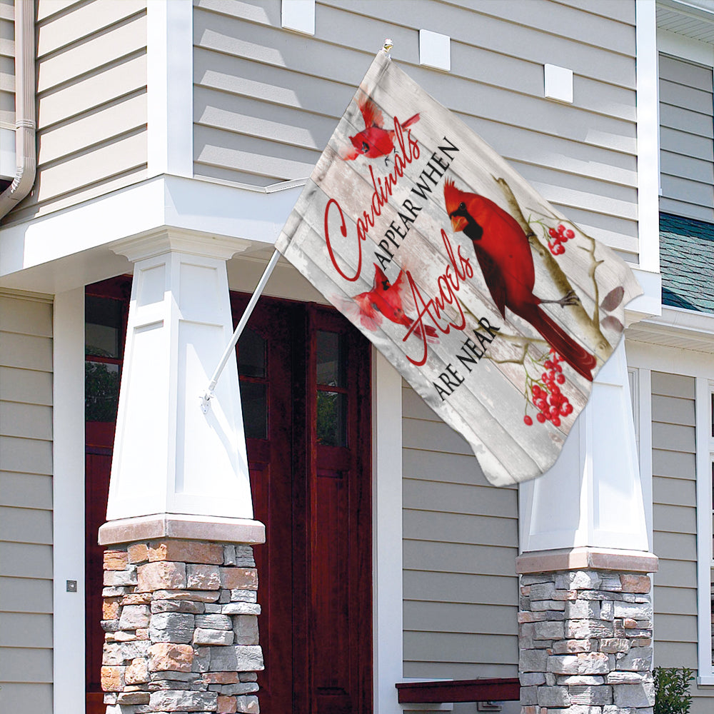 Cardinals Appear When Angels Are Near Flag