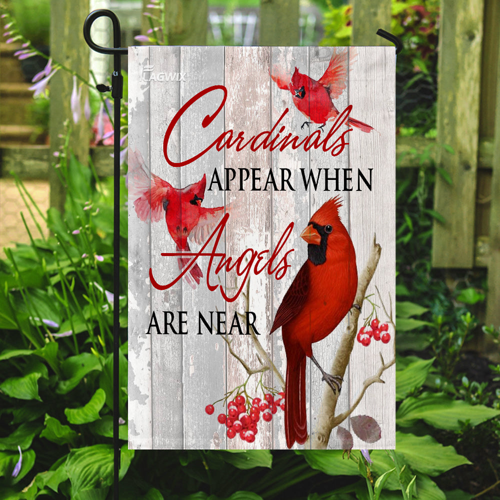 Cardinals Appear When Angels Are Near Flag
