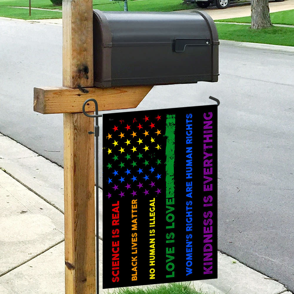 Black Lives Matter Love Is Love Flag