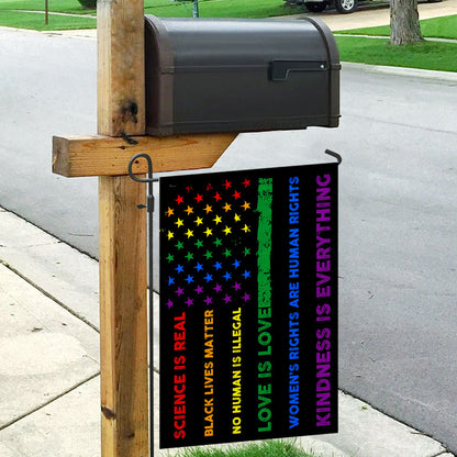 Black Lives Matter Love Is Love Flag