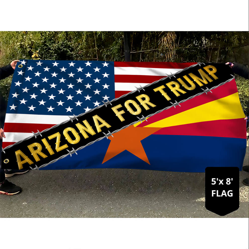 Arizona For Trump Grommet Flag MLN2785GF