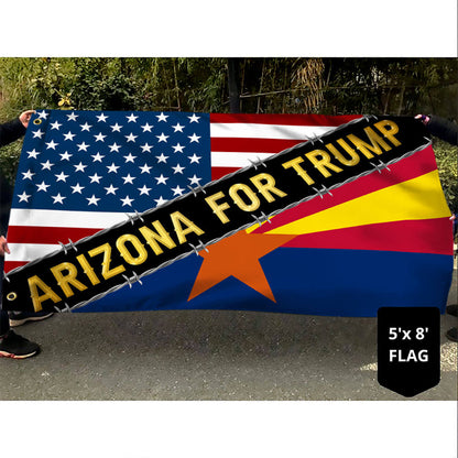 Arizona For Trump Grommet Flag MLN2785GF
