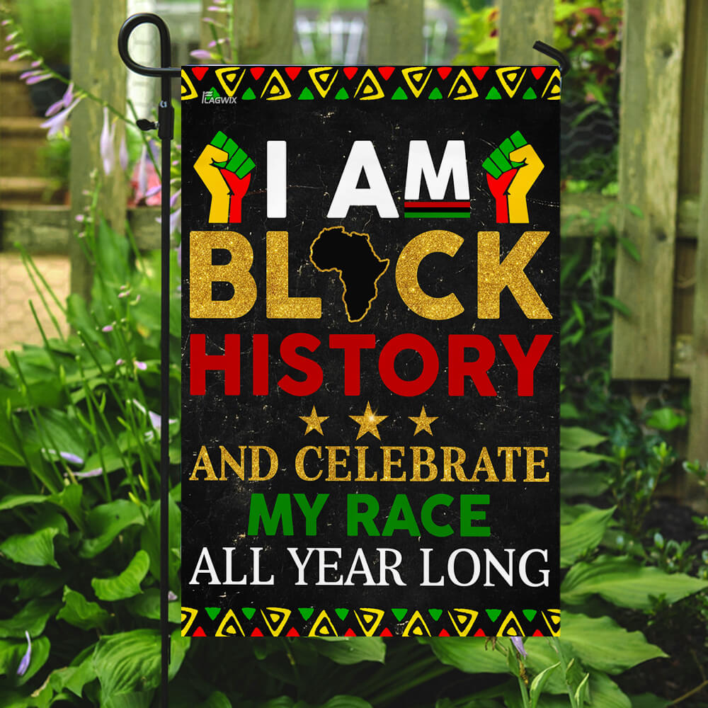Black Month. Black History African Flag