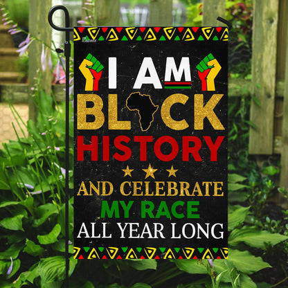 Black Month. Black History African Flag