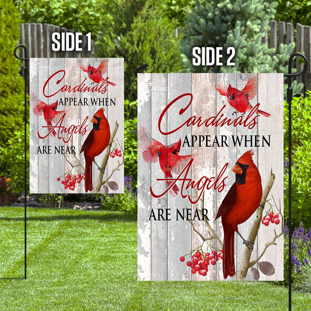 Cardinals Appear When Angels Are Near Flag