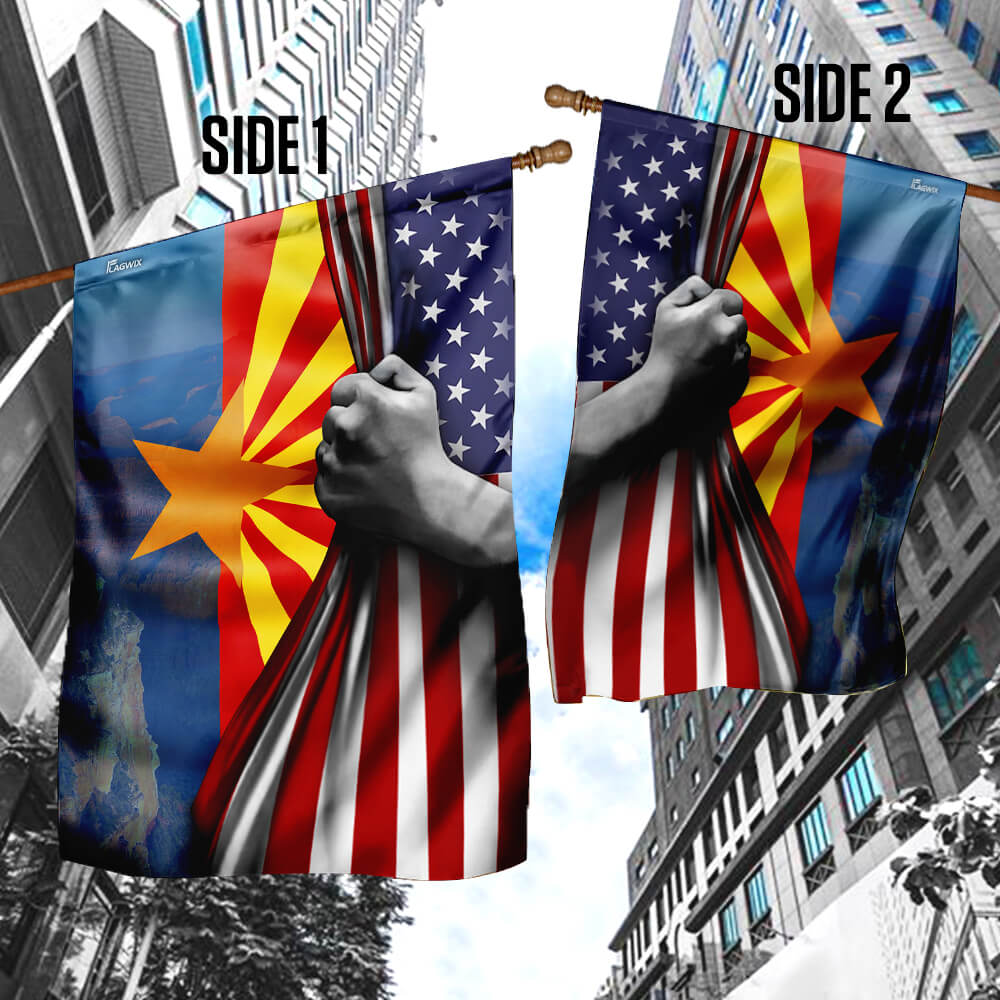 Arizona In America Flag