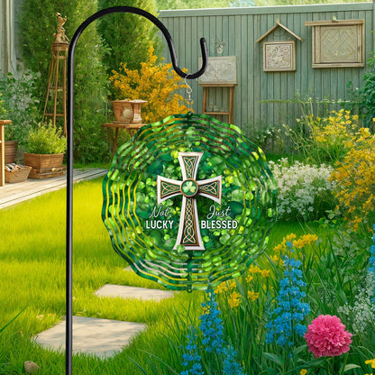 Not Lucky Just Blessed St Patrick’s Day Wind Spinner VTM1048NGT