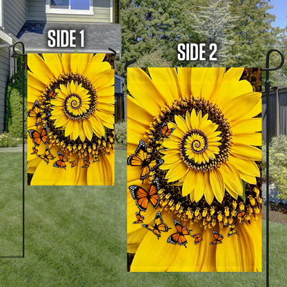 Beautiful Sunflower Home Sweet Home Flag TQN263F