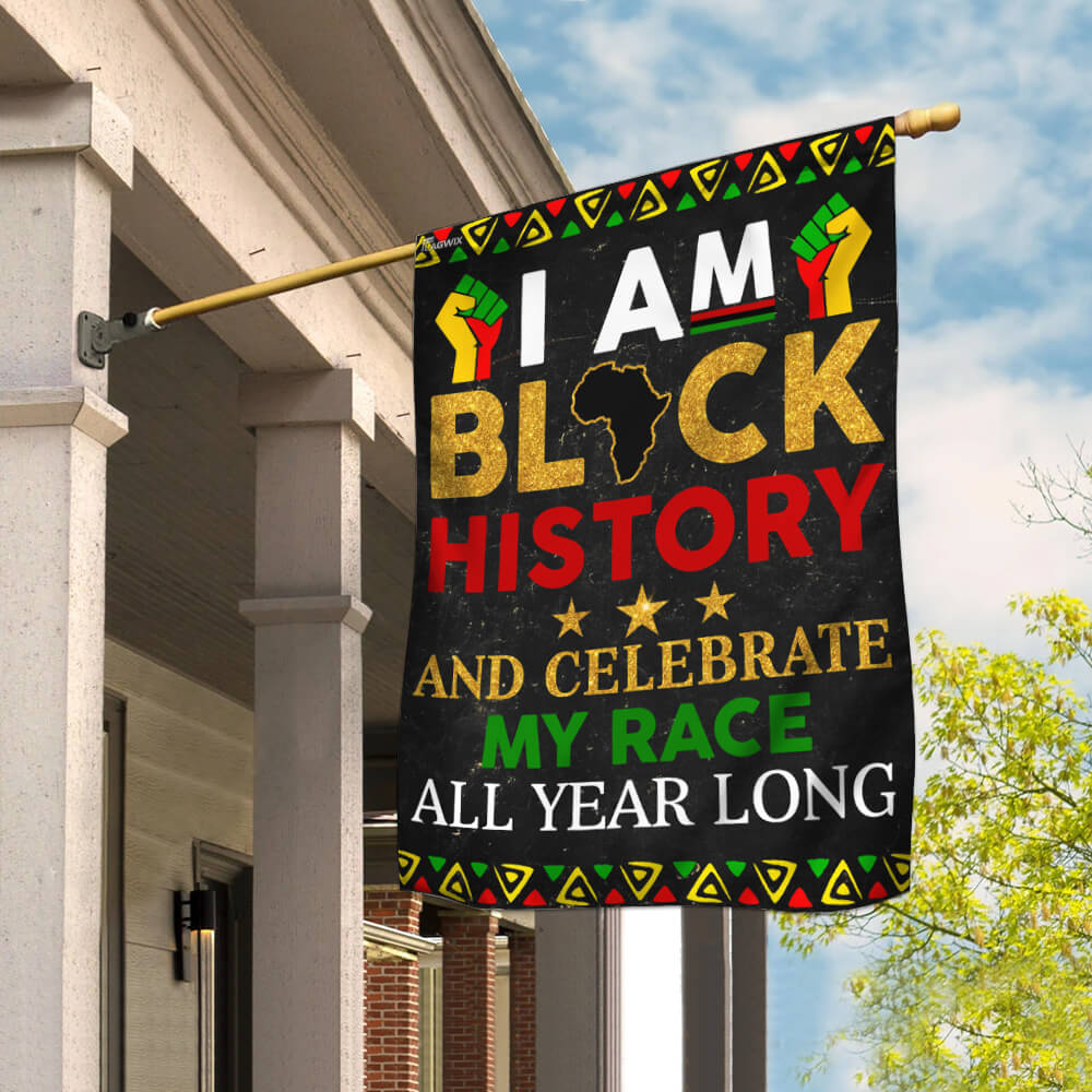 Black Month. Black History African Flag