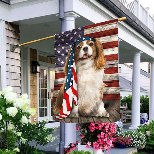 Cavalier King Charles Dog Flag Charming Dog NTB216Fv18