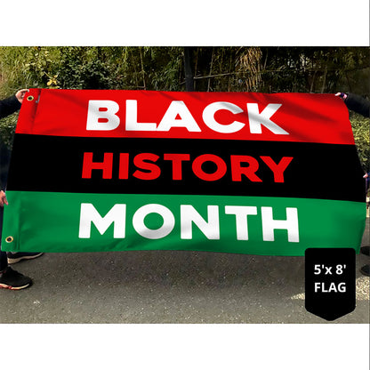 Black History Month Grommet Flag TQN2396GF