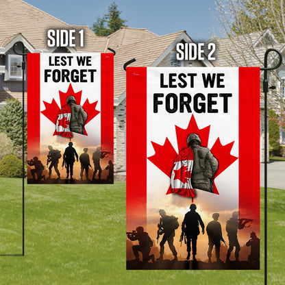 Canadian Veteran Flag Lest We Forget BNN186F