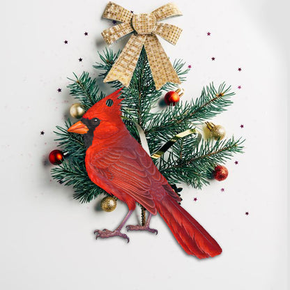Cardinal Christmas Ornament, Cardinal Memorial Custom-Shaped Ornament QNN600O