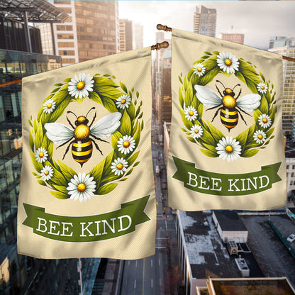 Bee Kind Bee Happy Flag TQN3180F