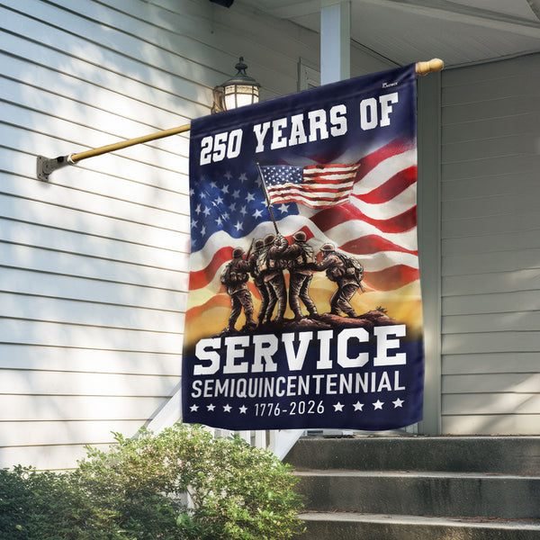 Flagwix American Flag - 250 Years of Service Semiquincentennial 4th of july Flag