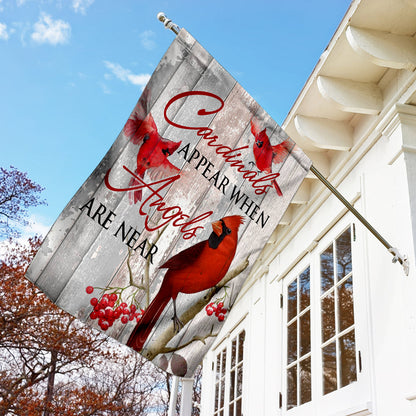 Cardinals Appear When Angels Are Near Flag
