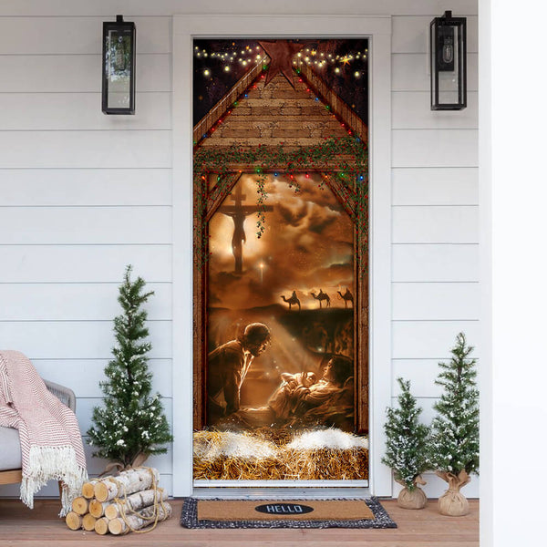 From The Manger To The Cross Door Cover