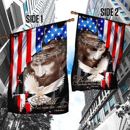 Be Still And Know That I Am God Flag