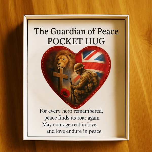 🌺Handcrafted Remembrance Day Pocket Hug (with Greeting Card)