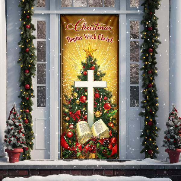 Christmas Begins With Christ Door Cover TPT2457D
