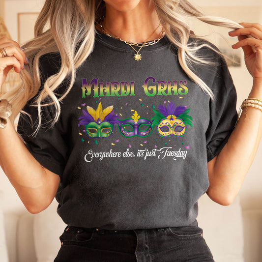 Happy Mardi Gras Comfort Color T-Shirt TPT2551TS