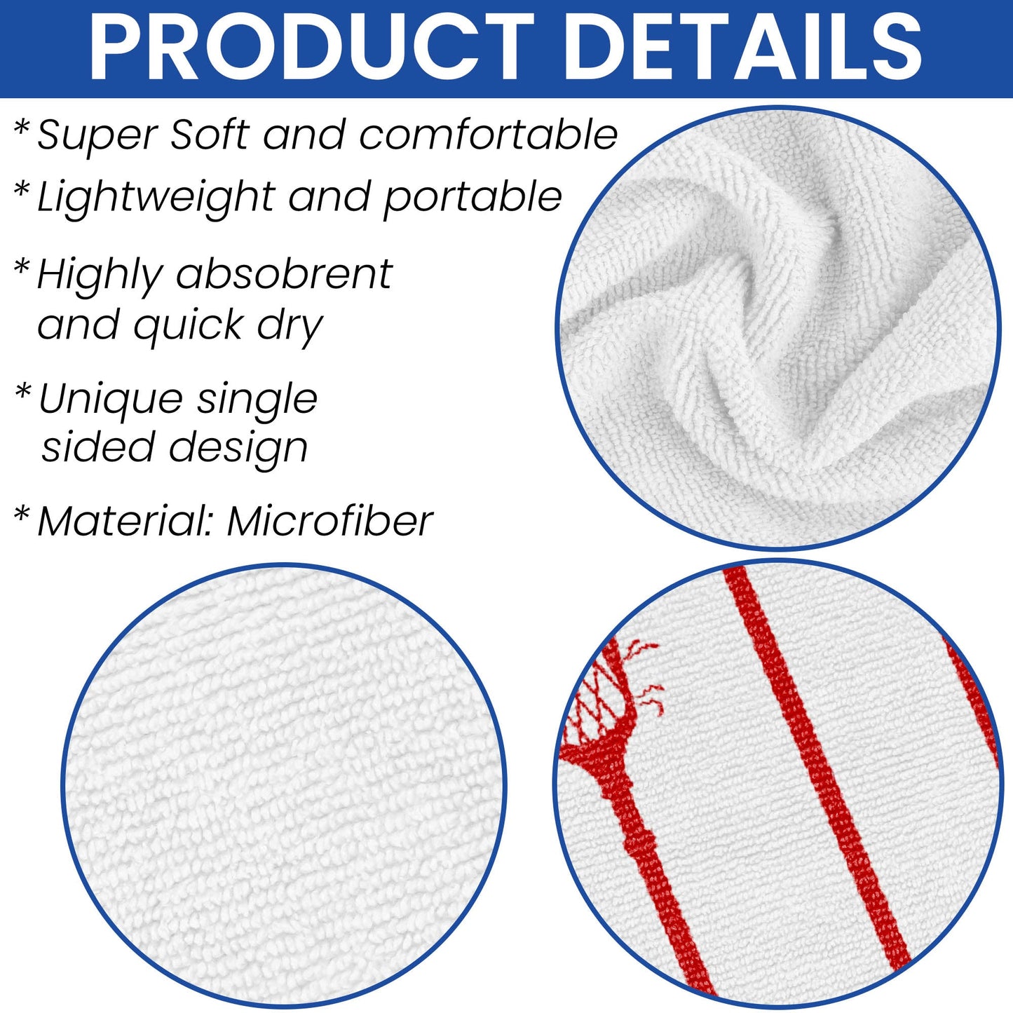 Lacrosse American USA Flag Beach Towel Player Sport Game TQN5566NTH