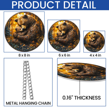 Mama Bear And Cub Mothers Day Acrylic Suncatcher Hanging TQN4873NGT