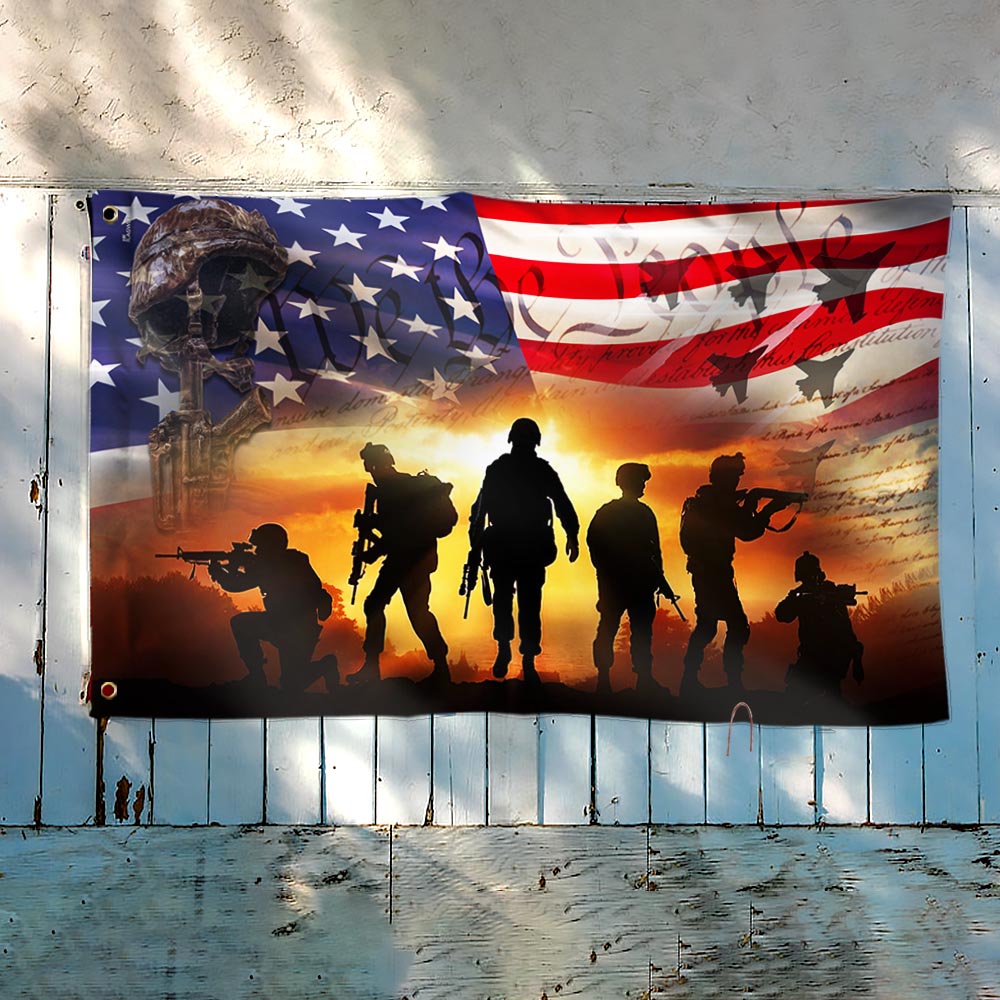All Gave Some, Some Gave All Memorial Veteran Day Flag THH3855GFn