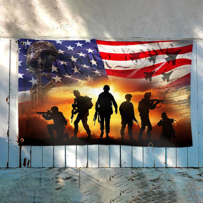 All Gave Some, Some Gave All Memorial Veteran Day Flag THH3855GFn