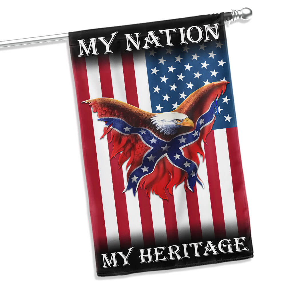 My Nation, My Heritage Confederate American Flag TPT2719TNB