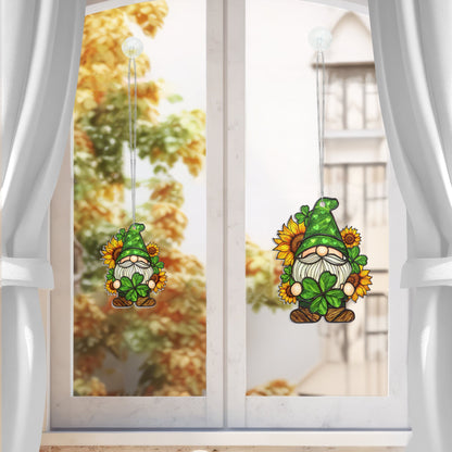 Sunflower Gnome Shamrock St Patrick's Day VTM960AS