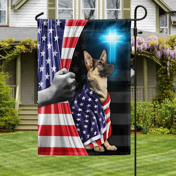 Flagwix American Flag - German Shepherd Patriotic American Flag MLN1430F