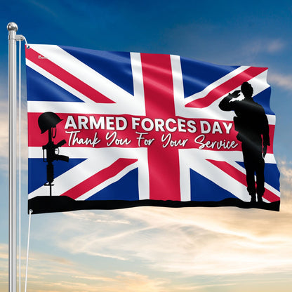 Armed Forces Day Union Jack Grommet Flag MLN5438PMN