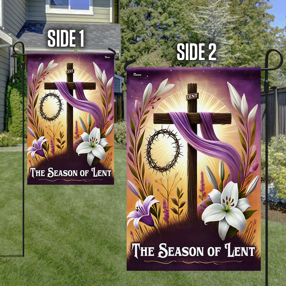 The Season of Lent Christian Cross Flag MLN5199HVN