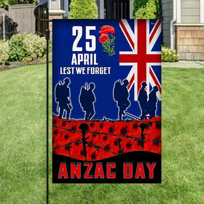 Anzac Day Veteran Lest We Forget New Zealand Flag MLH2251F