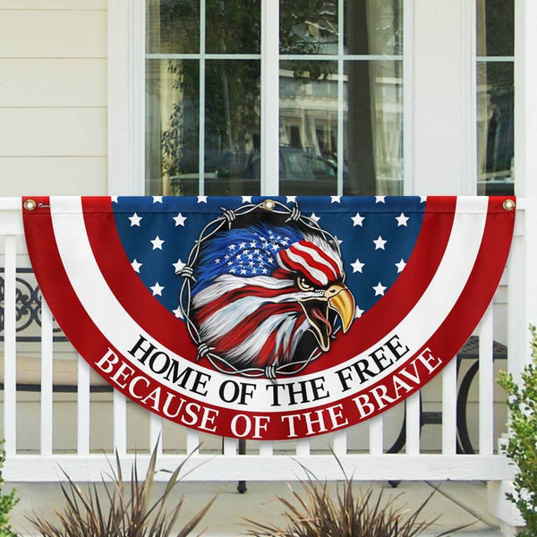 American Flag | Home Of The Free Because Of The Brave Patriotic Flag